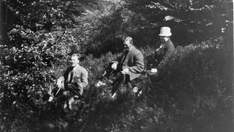 Billedet viser Udflugt til Helligkilden, 1928